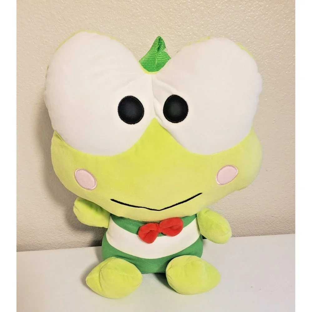 Sanrio Keroppi Backpack‎ Plush 14 Inches Hello Kitty Friends New (X4)